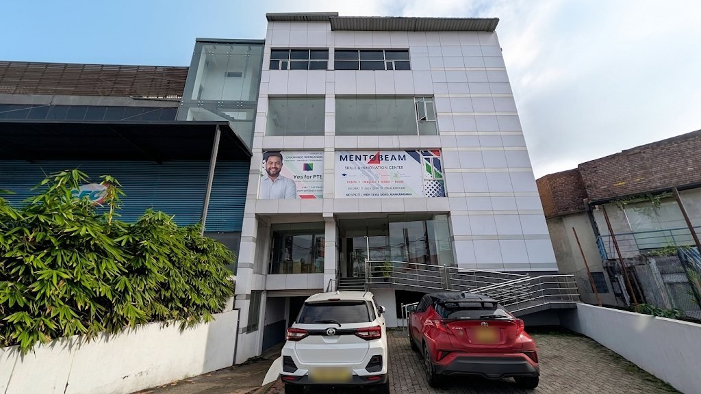 The Mentobeam Skills and Innovation Center building on High Level Road, Navinna
